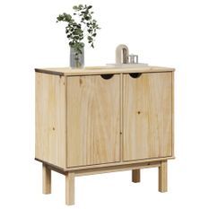 Armoire de couloir OTTA 75x40x75 cm bois de pin massif