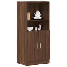 Armoire de cuisine chêne marron 57x41,5x131,5cm bois ingénierie