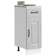 Armoire de cuisine Kalmar sonoma gris bois d'ingénierie