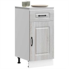 Armoire de cuisine Kalmar sonoma gris bois d'ingénierie