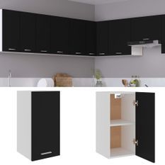 Armoire de cuisine Noir 29,5x31x60 cm