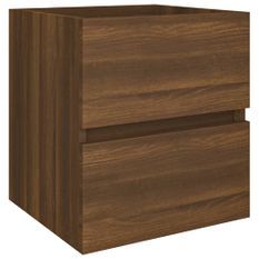 Armoire de lavabo Chêne marron 41x38,5x45 cm Bois d'ingénierie