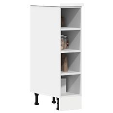 Armoire de plancher blanc 20x44,5x81,5 cm bois d'ingénierie