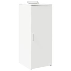 Armoire de rangement blanc 40x45x103,5 cm bois d'ingénierie
