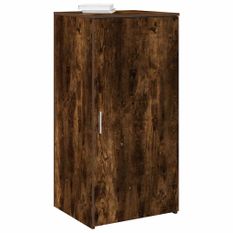 Armoire de rangement chêne fumé 50x45x103,5cm bois d'ingénierie