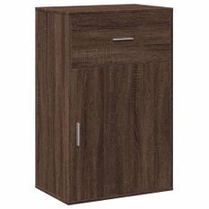 Armoire de rangement chêne marron 56,5x39x90 cm bois ingénierie