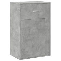 Armoire de rangement gris béton 56,5x39x90 cm bois d'ingénierie