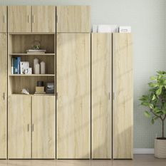 Armoire de rangement mince chêne sonoma 50x42,5x225 cm