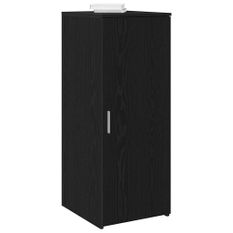 Armoire de rangement noir 40x45x103,5 cm bois d'ingénierie