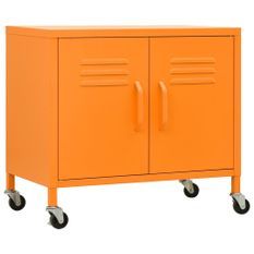 Armoire de rangement Orange 60x35x49 cm Acier