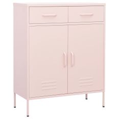 Armoire de rangement Rose 80x35x101,5 cm Acier 3