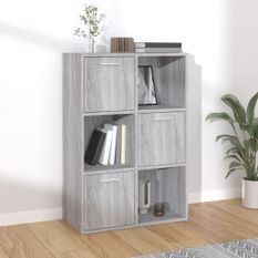 Armoire de rangement Sonoma gris 60x29,5x90 cm