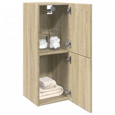 Armoire de salle de bain Chêne sonoma 30x30x80 cm