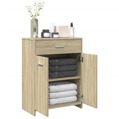 Armoire de salle de bain Chêne sonoma 60x33x80 cm