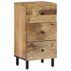 Armoire latérale 40x33x75 cm bois massif de manguier