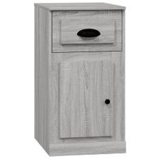 Armoire latérale avec tiroir sonoma gris 40x50x75 cm