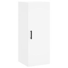 Armoire murale blanc 34,5x34x90 cm