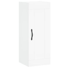 Armoire murale blanc 34,5x34x90 cm bois d'ingénierie