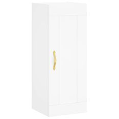 Armoire murale blanc 34,5x34x90 cm bois d'ingénierie