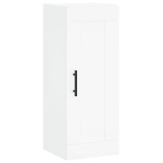 Armoire murale blanc 34,5x34x90 cm bois d'ingénierie