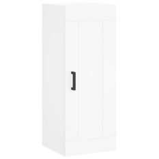 Armoire murale blanc 34,5x34x90 cm bois d'ingénierie