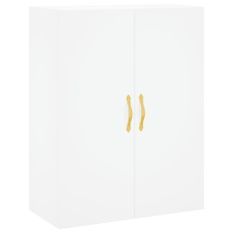 Armoire murale blanc 69,5x34x90 cm