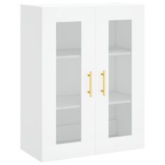 Armoire murale blanc 69,5x34x90 cm