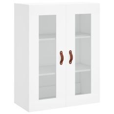 Armoire murale blanc 69,5x34x90 cm