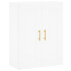 Armoire murale blanc 69,5x34x90 cm bois d'ingénierie