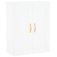 Armoire murale blanc 69,5x34x90 cm bois d'ingénierie