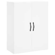 Armoire murale blanc 69,5x34x90 cm bois d'ingénierie