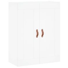 Armoire murale blanc 69,5x34x90 cm bois d'ingénierie