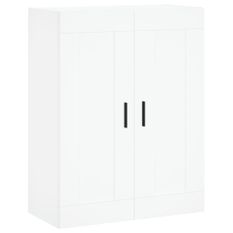 Armoire murale blanc 69,5x34x90 cm bois d'ingénierie