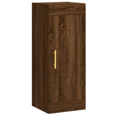 Armoire murale chêne marron 34,5x34x90 cm bois d'ingénierie