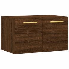 Armoire murale Chêne marron 60x36,5x35 cm Bois d'ingénierie