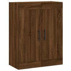 Armoire murale chêne marron 69,5x34x90 cm bois d'ingénierie