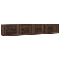 Armoire murale chêne marron 99x18x16,5 cm bois d'ingénierie