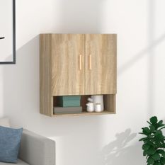 Armoire murale Chêne sonoma 60x31x70 cm Bois d'ingénierie