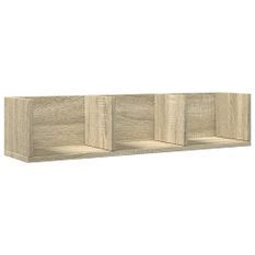 Armoire murale chêne sonoma 75x18x16,5 cm bois d'ingénierie