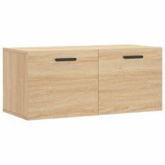 Armoire murale chêne sonoma 80x36,5x35 cm bois d'ingénierie