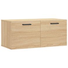 Armoire murale chêne sonoma 80x36,5x35 cm bois d'ingénierie