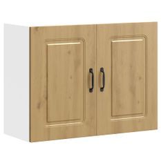 Armoire murale cuisine Kalmar chêne artisanal bois d'ingénierie