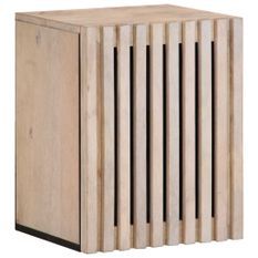 Armoire murale de salle de bain 38x34x48cm bois massif manguier