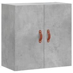 Armoire murale gris béton 60x31x60 cm bois d'ingénierie