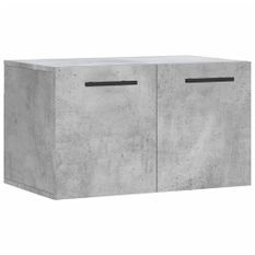 Armoire murale Gris béton 60x36,5x35 cm Bois d'ingénierie