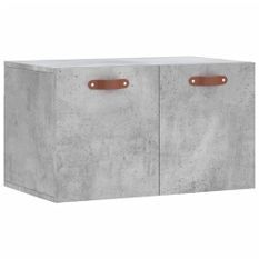 Armoire murale Gris béton 60x36,5x35 cm Bois d'ingénierie