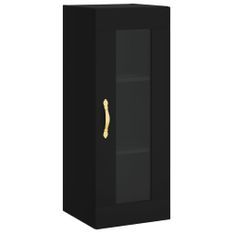 Armoire murale noir 34,5x34x90 cm