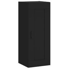 Armoire murale noir 34,5x34x90 cm bois d'ingénierie