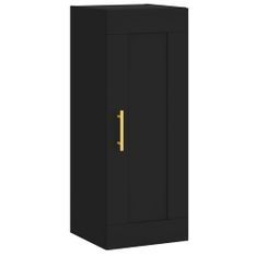 Armoire murale noir 34,5x34x90 cm bois d'ingénierie