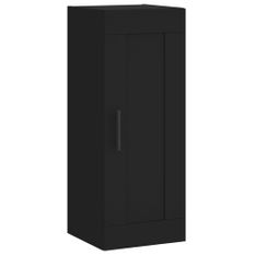 Armoire murale noir 34,5x34x90 cm bois d'ingénierie